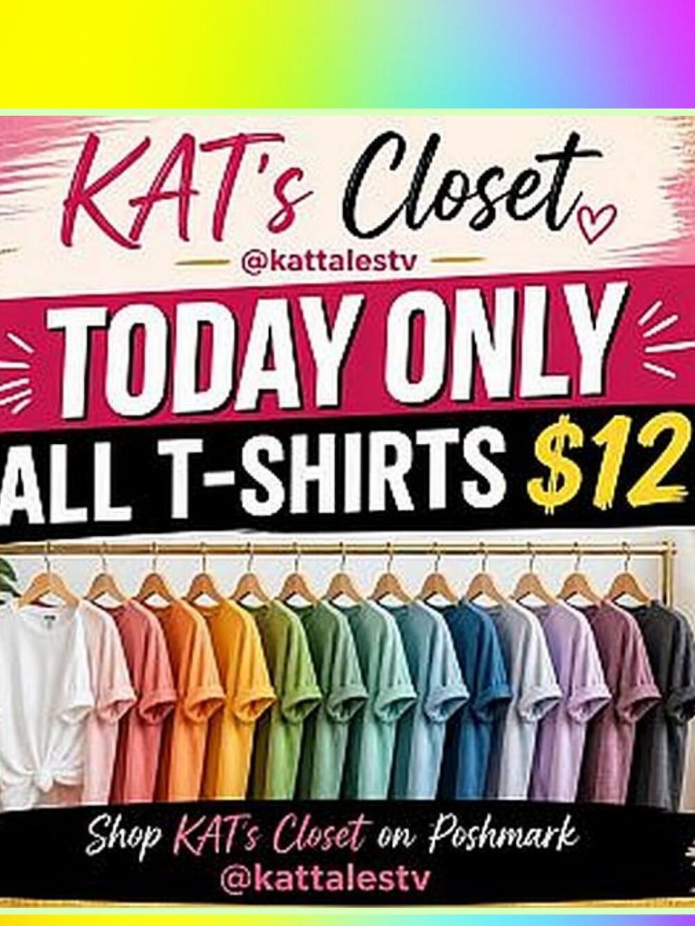 All T-Shirts $12 SALE